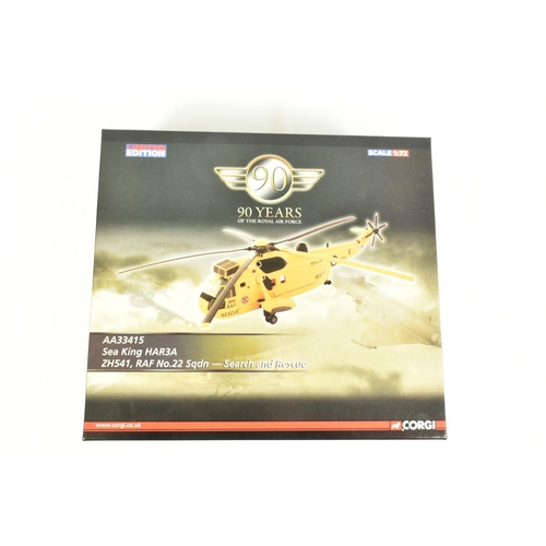 63 - FOUR BOXED 1:72 SCALE LIMITED EDITION CORGI AVIATION ARCHIVE DIECAST MODEL MILITARY AIRCRAFT, to inc... 