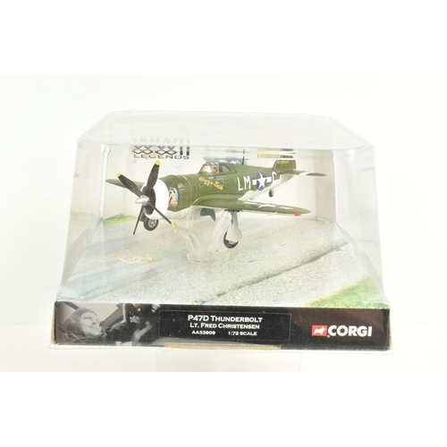 69 - A COLLECTION OF CORGI MILITARY DIECAST MODEL AIRCRAFTS AND TANKS, the first is an Aviation Archive W... 