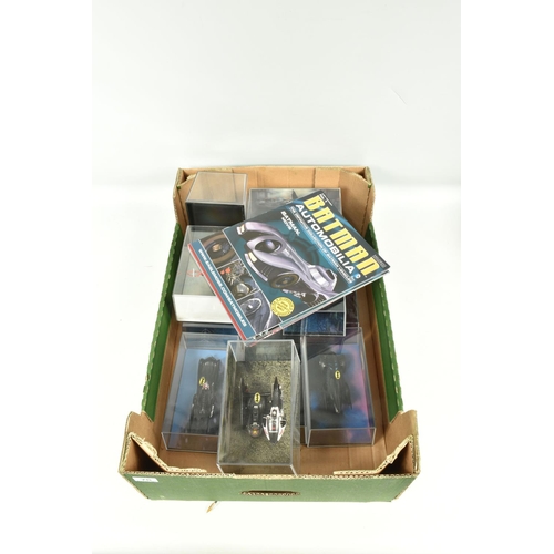 76 - A COLLECTION OF TWENTY-FIVE BATMAN AUTOMOBILIA MODELS AND TWENTY THREE MATCHING MAGAZINES, matching ... 