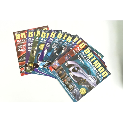 76 - A COLLECTION OF TWENTY-FIVE BATMAN AUTOMOBILIA MODELS AND TWENTY THREE MATCHING MAGAZINES, matching ... 