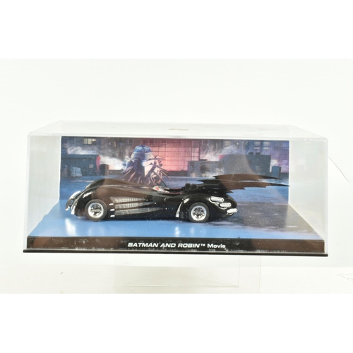 76 - A COLLECTION OF TWENTY-FIVE BATMAN AUTOMOBILIA MODELS AND TWENTY THREE MATCHING MAGAZINES, matching ... 