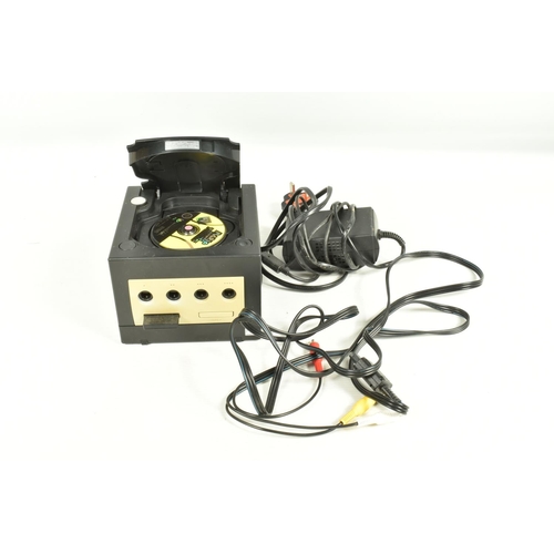 80 - AN UNBOXED NINTENDO GAMECUBE, not tested but appears complete with one Nintendo Gamecube and one Joy... 