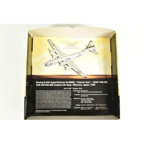 84 - FIVE BOXED CORGI AVIATION ARCHIVE 1:72 SCALE MODEL AIRCRAFTS, to include a Gloster Meteor F.Mk.8, it... 