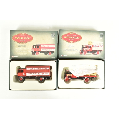 89 - EIGHT LIMITED EDITION CORGI VINTAGE GLORY OF STEAM DIECAST MODELS, the first is a 1:50 scale limited... 