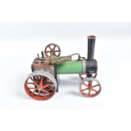 110 - AN UNBOXED MAMOD LIVE STEAM TRACTION ENGINE, No.TE1, not tested, playworn condition and has been fir... 