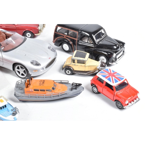 116 - A QUANTITY OF ASSORTED BOXED MODERN DIECAST VEHICLES, to include limited edition Corgi Vanguards inc... 