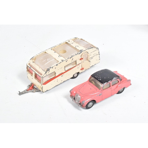 119 - A QUANTITY OF UNBOXED AND ASSORTED PLAYWORN TRI-ANG SPOT-ON DIECAST VEHICLES, to include Bentley Con... 