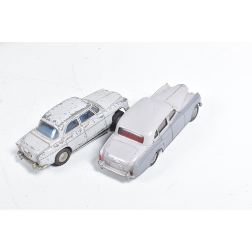 119 - A QUANTITY OF UNBOXED AND ASSORTED PLAYWORN TRI-ANG SPOT-ON DIECAST VEHICLES, to include Bentley Con... 