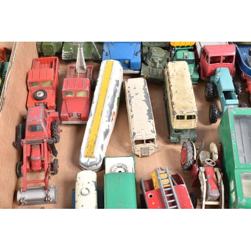 131 - A QUANTITY OF UNBOXED AND ASSORTED PLAYWORN DIECAST VEHICLES, to include Dinky Supertoys Foden FG Fl... 