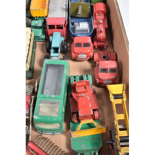 131 - A QUANTITY OF UNBOXED AND ASSORTED PLAYWORN DIECAST VEHICLES, to include Dinky Supertoys Foden FG Fl... 