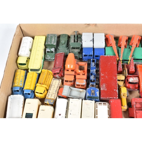 131 - A QUANTITY OF UNBOXED AND ASSORTED PLAYWORN DIECAST VEHICLES, to include Dinky Supertoys Foden FG Fl... 