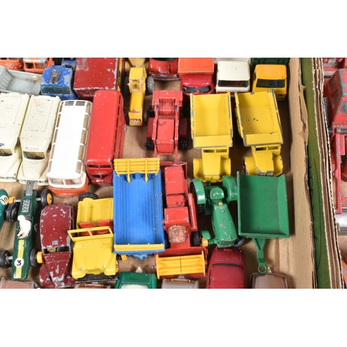 131 - A QUANTITY OF UNBOXED AND ASSORTED PLAYWORN DIECAST VEHICLES, to include Dinky Supertoys Foden FG Fl... 