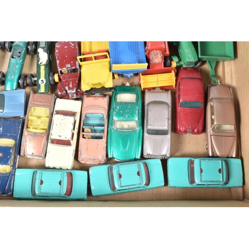 131 - A QUANTITY OF UNBOXED AND ASSORTED PLAYWORN DIECAST VEHICLES, to include Dinky Supertoys Foden FG Fl... 