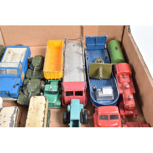 131 - A QUANTITY OF UNBOXED AND ASSORTED PLAYWORN DIECAST VEHICLES, to include Dinky Supertoys Foden FG Fl... 