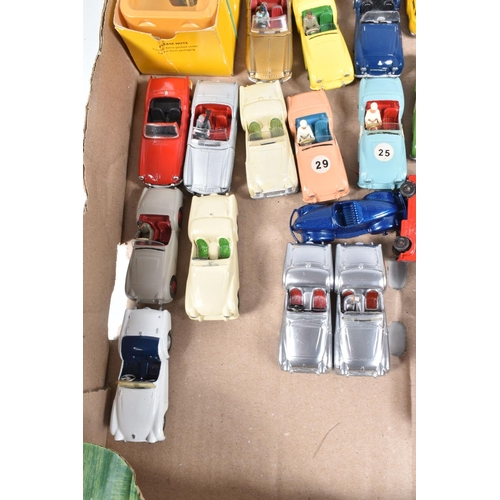 140 - A COLLECTION OF UNBOXED AND ASSORTED DIECAST TRIUMPH SPORTS CAR MODELS, assorted TR2, TR3, Spitfire,... 