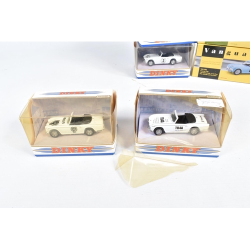 145 - ELEVEN 1:43 SCALE BOXED MODEL DIECAST TRIUMPH TR4 SPORT CARS, to include a Vanguards TR4 Open Top LC... 