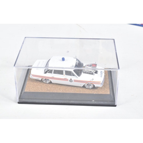 148 - ELEVEN BOXED 1:43 SCALE DIECAST  TRIUMPH MODEL POLICE VEHICLES, to include a Vanguards 2.5 PI West M... 