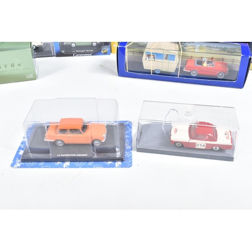 149 - FIFTEEN BOXED 1:43 SCALE DIECAST TRIUMPH MODEL CARS, to include a Vanguard Triumph Collection Set of... 