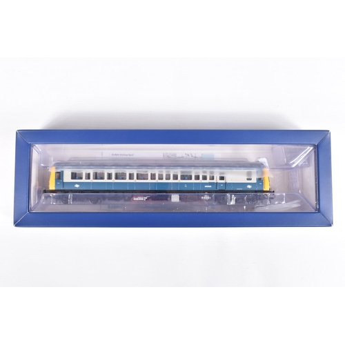 172 - A BOXED OO GAUGE BACHMANN BRANCHLINE MODEL RAILWAYS SINGLE CAR DMU, Class 121 in BR Blue and Grey, i... 