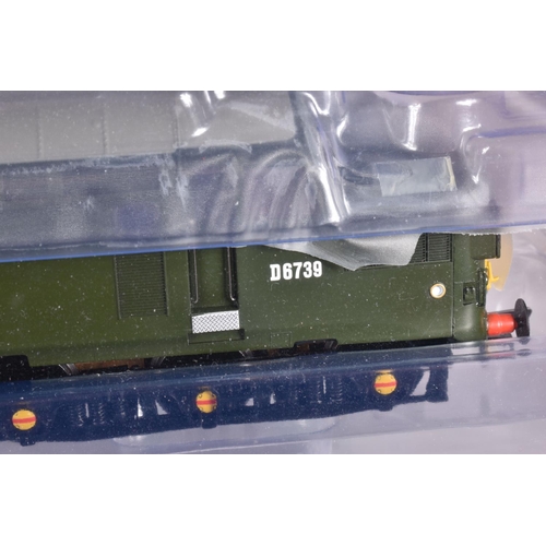 176 - A BOXED OO GAUGE BACHMANN BRANCHLINE MODEL RAILWAYS LOCOMOTIVE, Class 37, no. D6739 in BR Green with... 