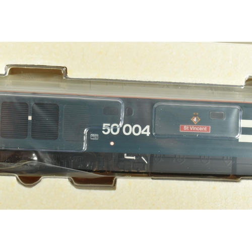 234 - A BOXED OO GAUGE HORNBY MODEL RAILWAYS DIESEL ELECTRIC LOCOMOTIVE, Class 50 Co-Co, no. 50004 'St. Vi... 