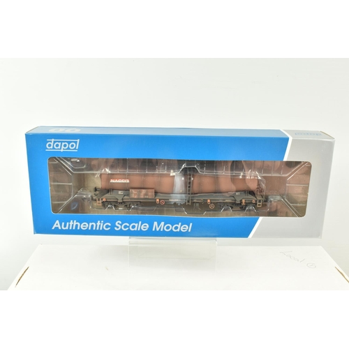 256 - SIX BOXED OO GAUGE DAPOL WAGONS, to include two Silver Bullet NACCO livery, no. 3780 7898 042-2 - We... 