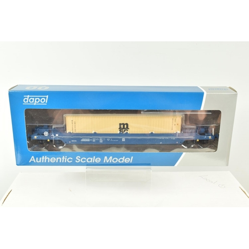 256 - SIX BOXED OO GAUGE DAPOL WAGONS, to include two Silver Bullet NACCO livery, no. 3780 7898 042-2 - We... 