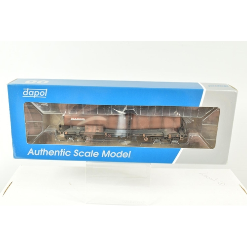 256 - SIX BOXED OO GAUGE DAPOL WAGONS, to include two Silver Bullet NACCO livery, no. 3780 7898 042-2 - We... 