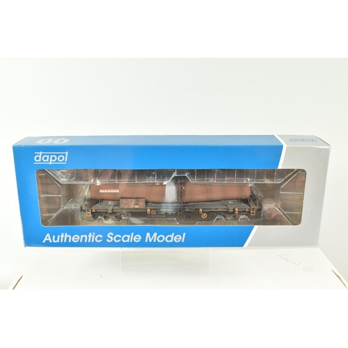 256 - SIX BOXED OO GAUGE DAPOL WAGONS, to include two Silver Bullet NACCO livery, no. 3780 7898 042-2 - We... 