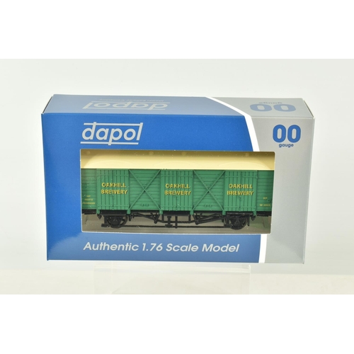 257 - TWELVE BOXED OO GAUGE DAPOL WAGONS AND TANKS, to include two Oakhill Brewery no. W2022, two Ashton G... 