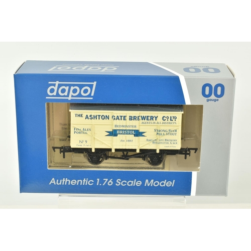 257 - TWELVE BOXED OO GAUGE DAPOL WAGONS AND TANKS, to include two Oakhill Brewery no. W2022, two Ashton G... 