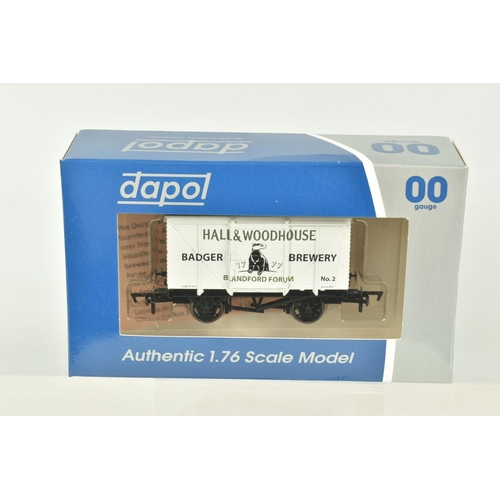 259 - ELEVEN BOXED OO GAUGE DAPOL WAGONS, to include three Norman Hunt & Sons Vintage Ciders no. 9, two Al... 