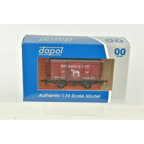 259 - ELEVEN BOXED OO GAUGE DAPOL WAGONS, to include three Norman Hunt & Sons Vintage Ciders no. 9, two Al... 