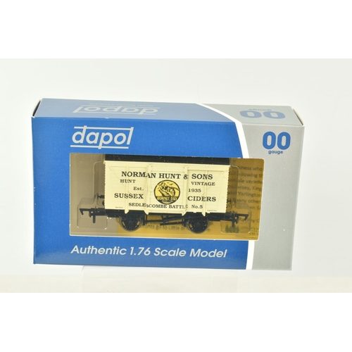 260 - TEN BOXED OO GAUGE DAPOL WAGONS AND TANKS, to include two Plymouth Breweries no. 61 wagons, three As... 