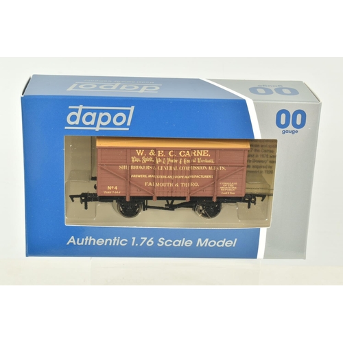 260 - TEN BOXED OO GAUGE DAPOL WAGONS AND TANKS, to include two Plymouth Breweries no. 61 wagons, three As... 