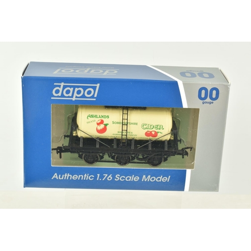 260 - TEN BOXED OO GAUGE DAPOL WAGONS AND TANKS, to include two Plymouth Breweries no. 61 wagons, three As... 