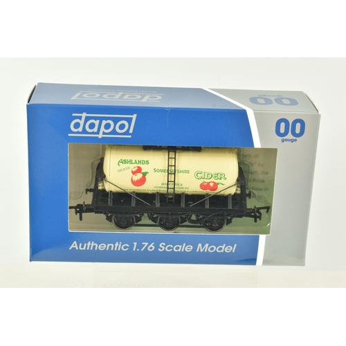 260 - TEN BOXED OO GAUGE DAPOL WAGONS AND TANKS, to include two Plymouth Breweries no. 61 wagons, three As... 