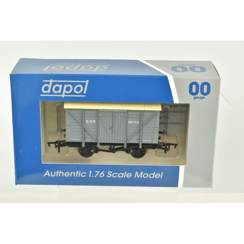 261 - SIXTEEN BOXED OO GAUGE DAPOL WAGONS AND TANKS, to include six Triumph Closed Goods Wagons '60th Anni... 