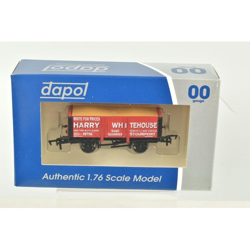 261 - SIXTEEN BOXED OO GAUGE DAPOL WAGONS AND TANKS, to include six Triumph Closed Goods Wagons '60th Anni... 