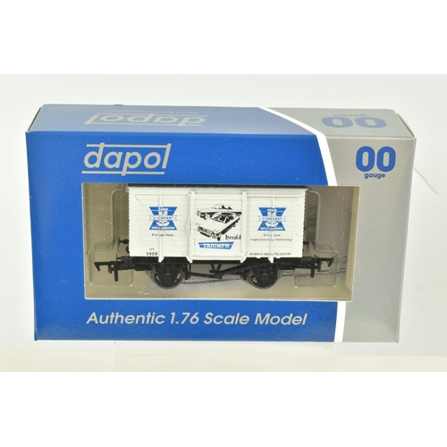 261 - SIXTEEN BOXED OO GAUGE DAPOL WAGONS AND TANKS, to include six Triumph Closed Goods Wagons '60th Anni... 