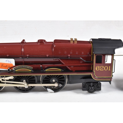 262 - A BOXED BASSETT-LOWKE BY CORGI O GAUGE PRINCESS CLASS LOCOMOTIVE, 'Princess Elizabeth' No.6201, L.M.... 