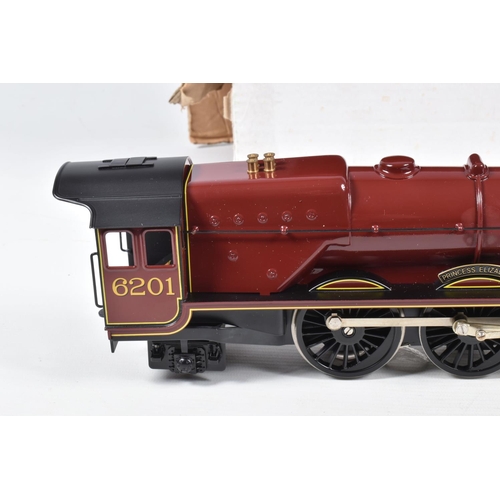 262 - A BOXED BASSETT-LOWKE BY CORGI O GAUGE PRINCESS CLASS LOCOMOTIVE, 'Princess Elizabeth' No.6201, L.M.... 