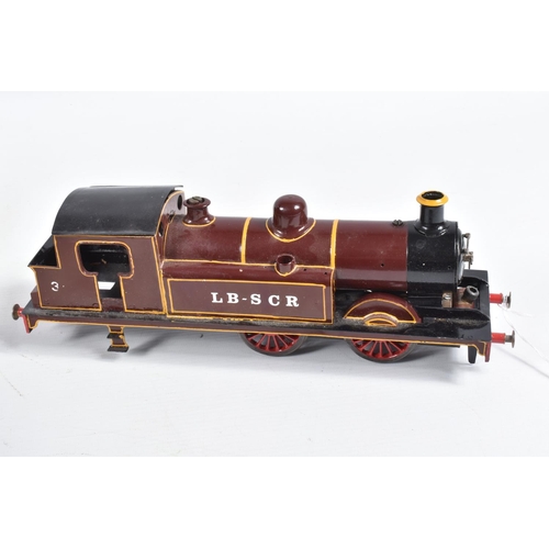 263 - A KIT BUILT O GAUGE LIVE STEAM CLASS D3 0-4-4T LOCOMOTIVE, finished as No.367 in L.B.S.C.R. brown li... 