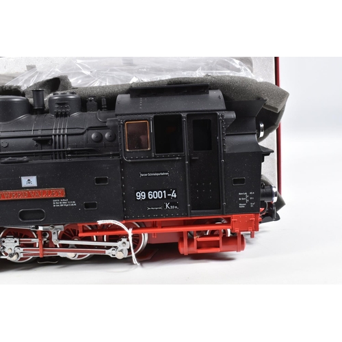 265 - A BOXED LGB G GAUGE CLASS 99 2-6-2T LOCOMOTIVE, 'Tweed Valley' No.6001-4 in D.R. black livery (23802... 