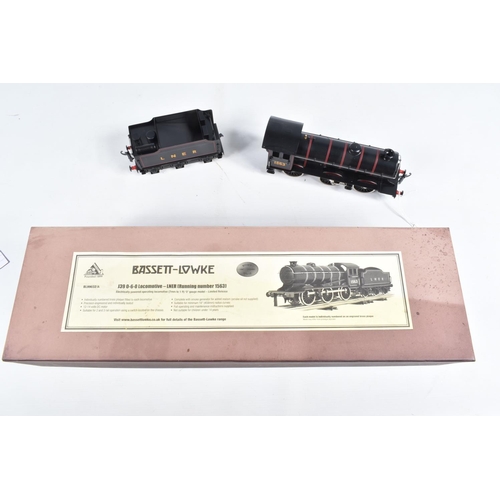 266 - A BOXED BASSETT-LOWKE BY CORGI O GAUGE CLASS J39 LOCOMOTIVE, No.1563, L.M.S. lined black livery (No.... 