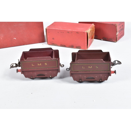 270 - A BOXED HORNBY O GAUGE NO.501 LOCOMOTIVE, No.5600, L.M.S. maroon livery (sans serif version), missin... 