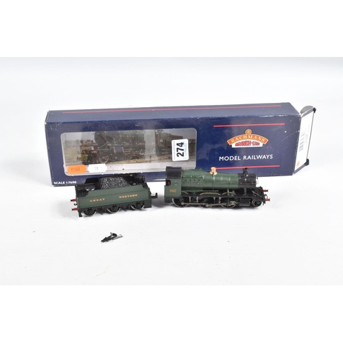 274 - THREE BOXED BACHMANN OO GAUGE GREAT WESTERN RAILWAY LOCOMOTIVES, Manor class 'Lechlade Manor' No.782... 