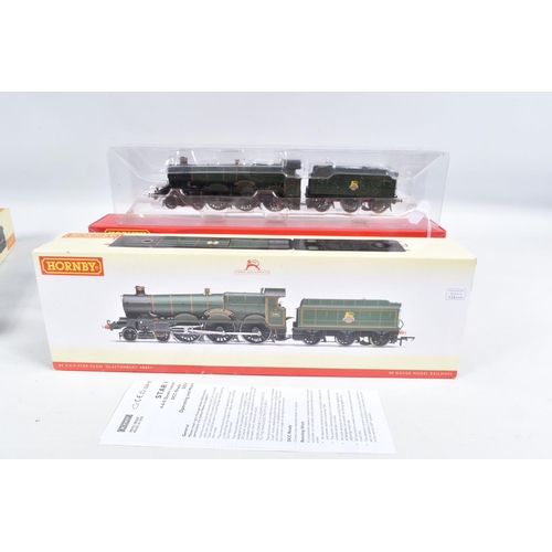 279 - TWO BOXED HORNBY RAILWAYS OO GAUGE GREAT WESTERN RAILWAY LOCOMOTIVES, Star class 'Glastonbury Abbey'... 