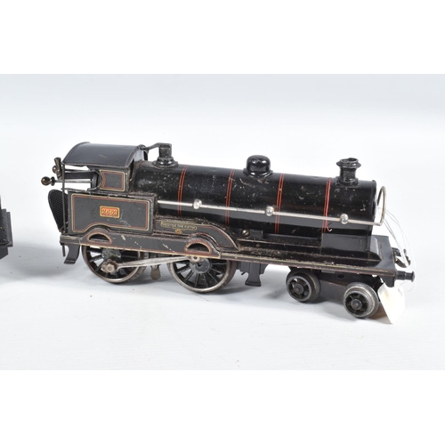 285 - A BING FOR BASSETT-LOWKE CLOCKWORK O GAUGE LOCOMOTIVE, 'George the Fifth', No.2663, L.N.W.R. lined b... 