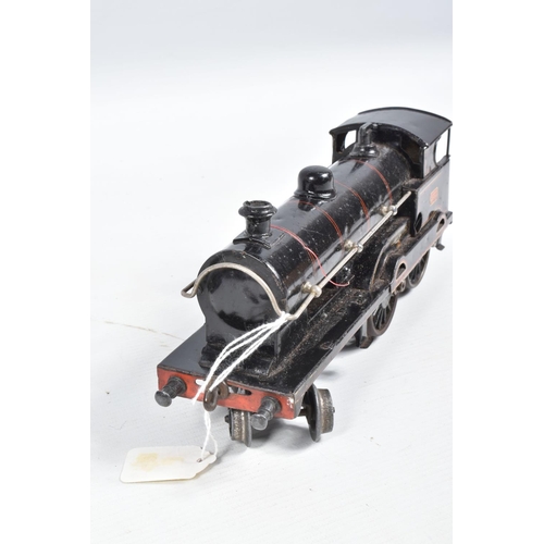 285 - A BING FOR BASSETT-LOWKE CLOCKWORK O GAUGE LOCOMOTIVE, 'George the Fifth', No.2663, L.N.W.R. lined b... 